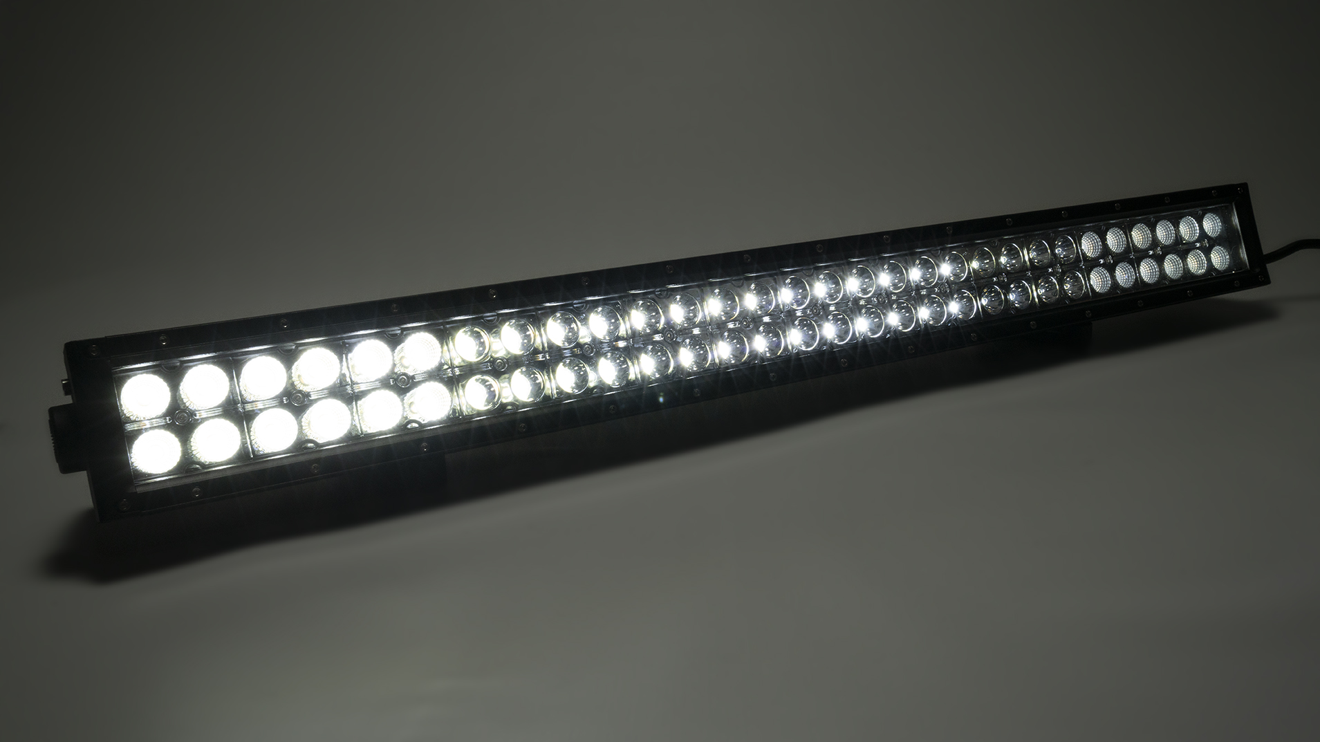 30 Inch LED Light Bar Dbl Row Combo Amber/White Flood/Beam 72W Dt
